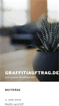 Mobile Screenshot of graffitiauftrag.de